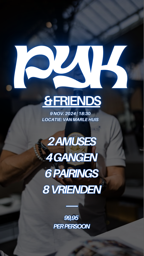 Aanbetaling per persoon |  PYK & Friends Diner 9 November