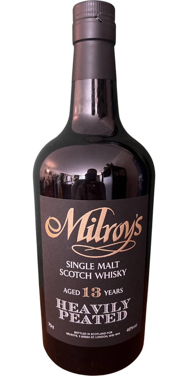 Milroy's of Soho Heavily Peated (1st Fill Jamaican Rum Cask)